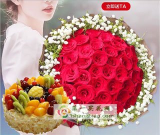 红玫瑰 | 玫瑰+百合 | 百合 |
